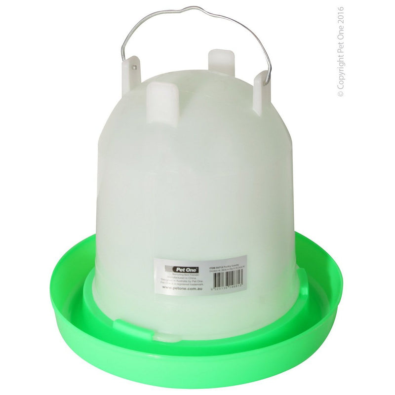 Avi One Poultry Gravity Drinker 4L-Habitat Pet Supplies