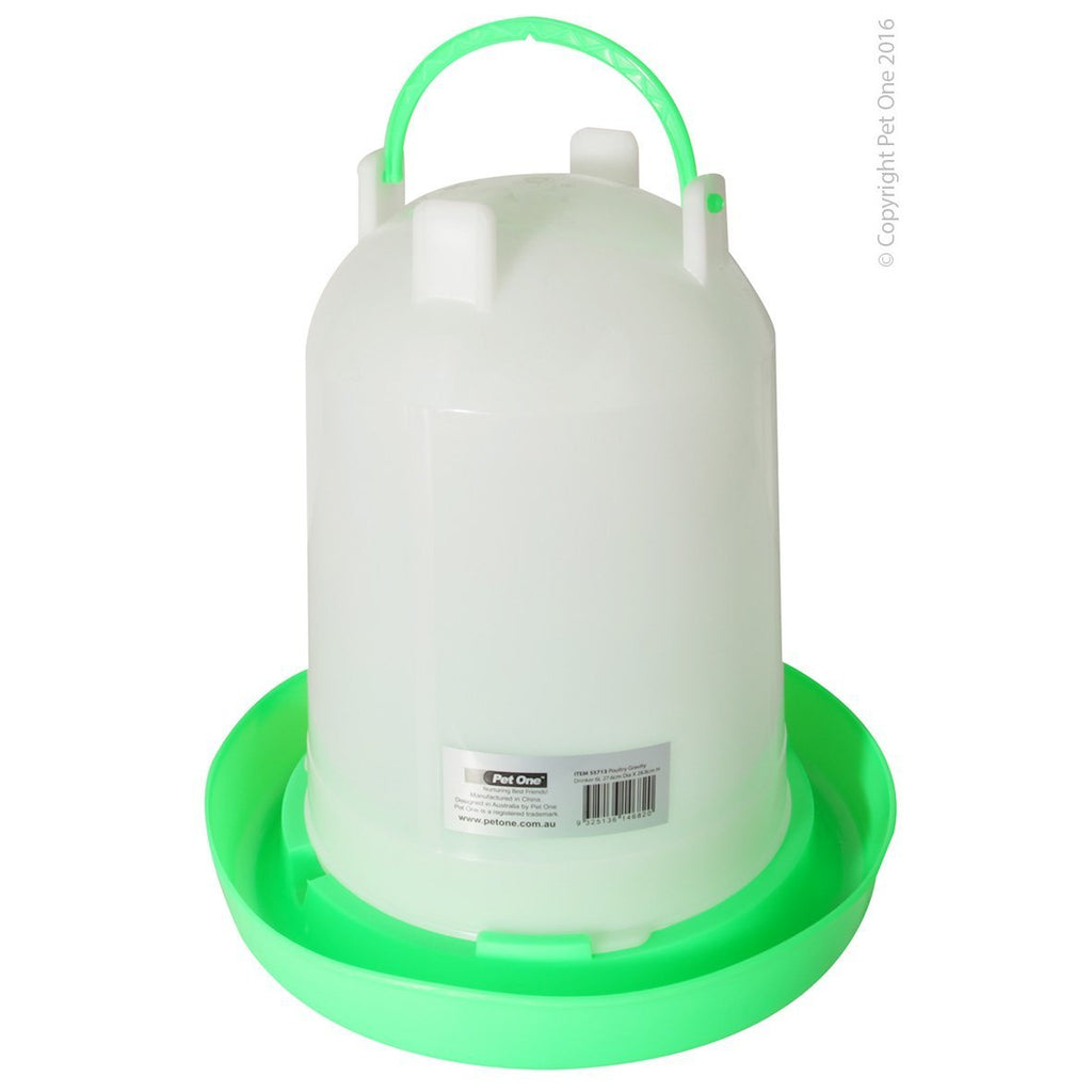 Avi One Poultry Gravity Drinker 6L-Habitat Pet Supplies