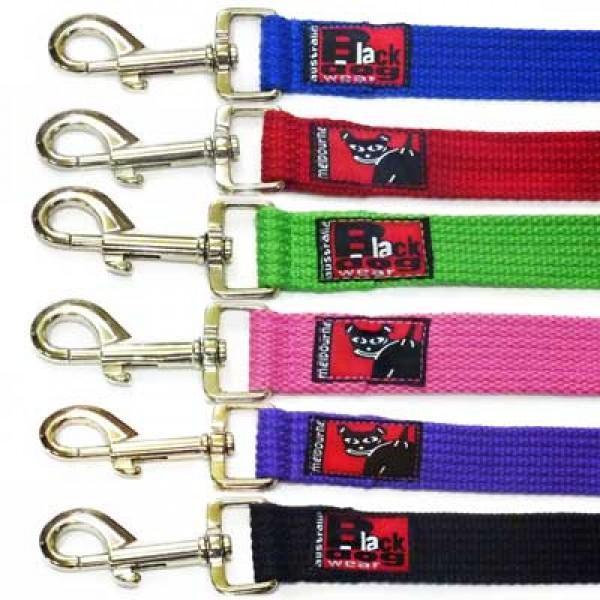 Black Dog Wear Wear 5m Long Lead Black 20mm