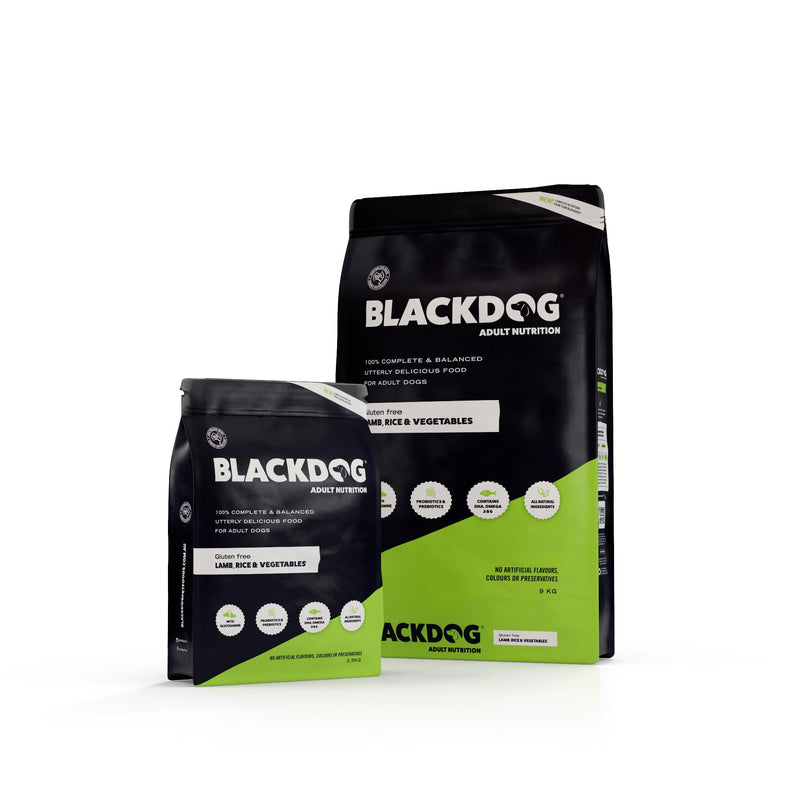 Blackdog Lamb Rice and Vegetables Adult Dry Dog Food 2.5kg