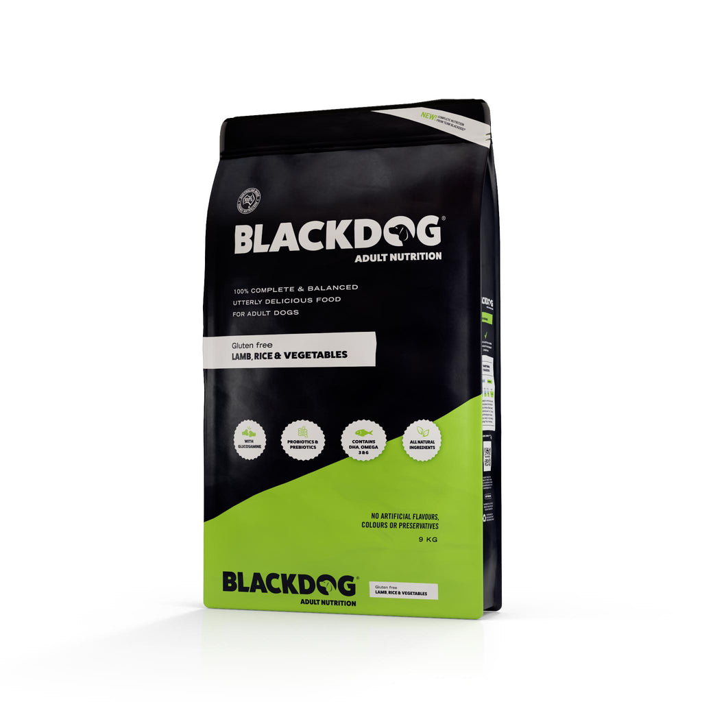 Blackdog Lamb Rice and Vegetables Adult Dry Dog Food 9kg-Habitat Pet Supplies