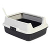 Bono Fido High Rimmed Cat Litter Tray with Scoop-Habitat Pet Supplies