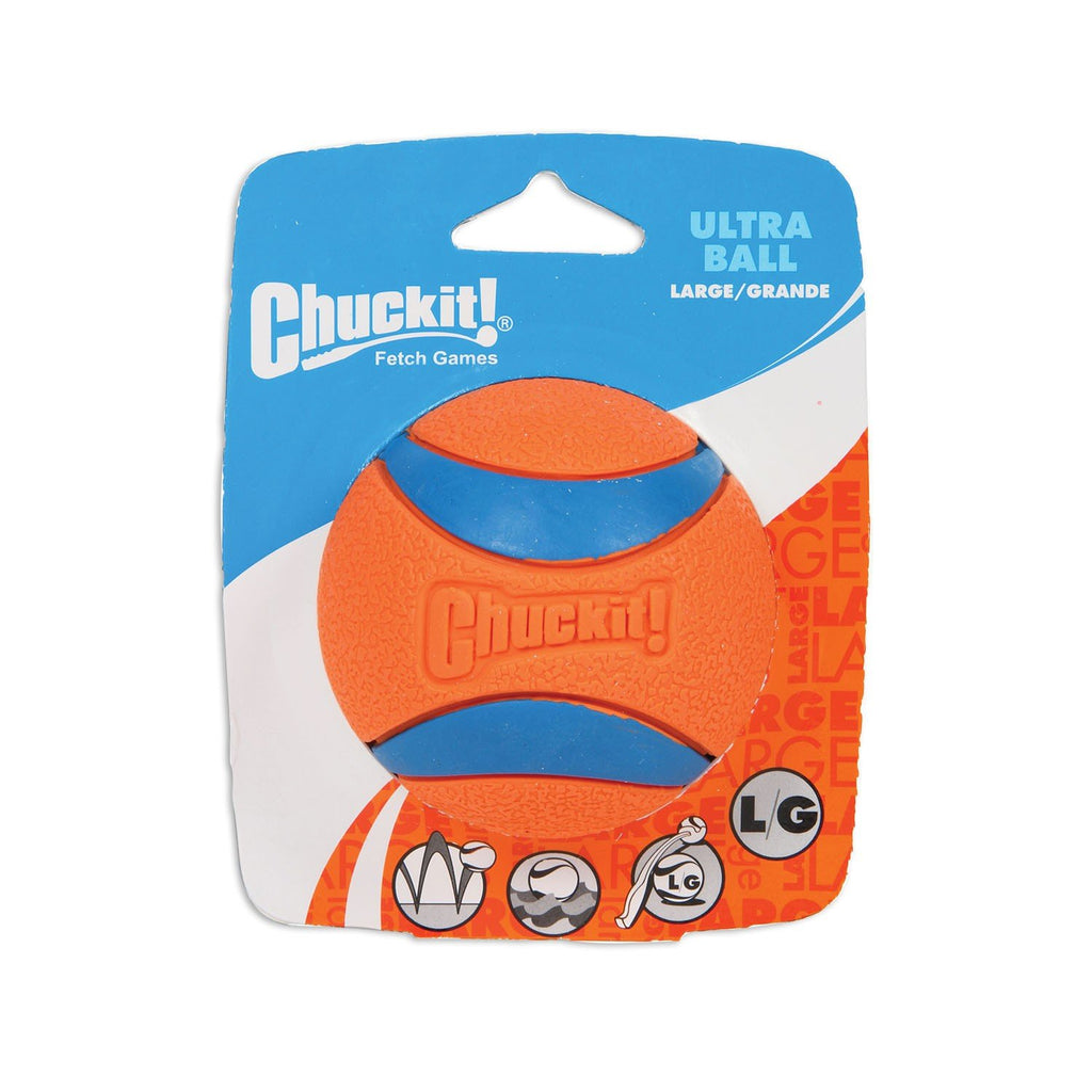 Chuckit Ultra Ball Large Dog Toy^^^-Habitat Pet Supplies