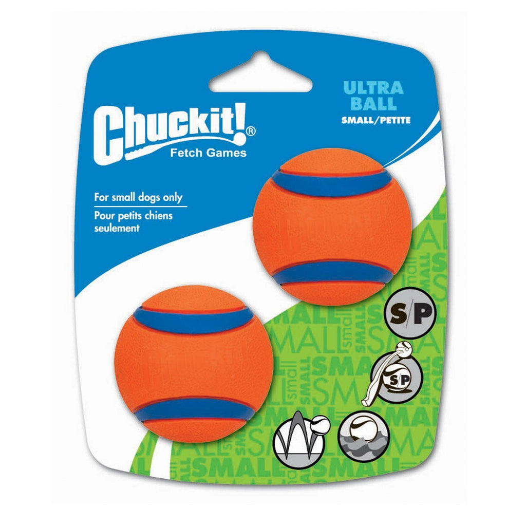 Chuckit Ultra Ball Small 2 Pack^^^-Habitat Pet Supplies