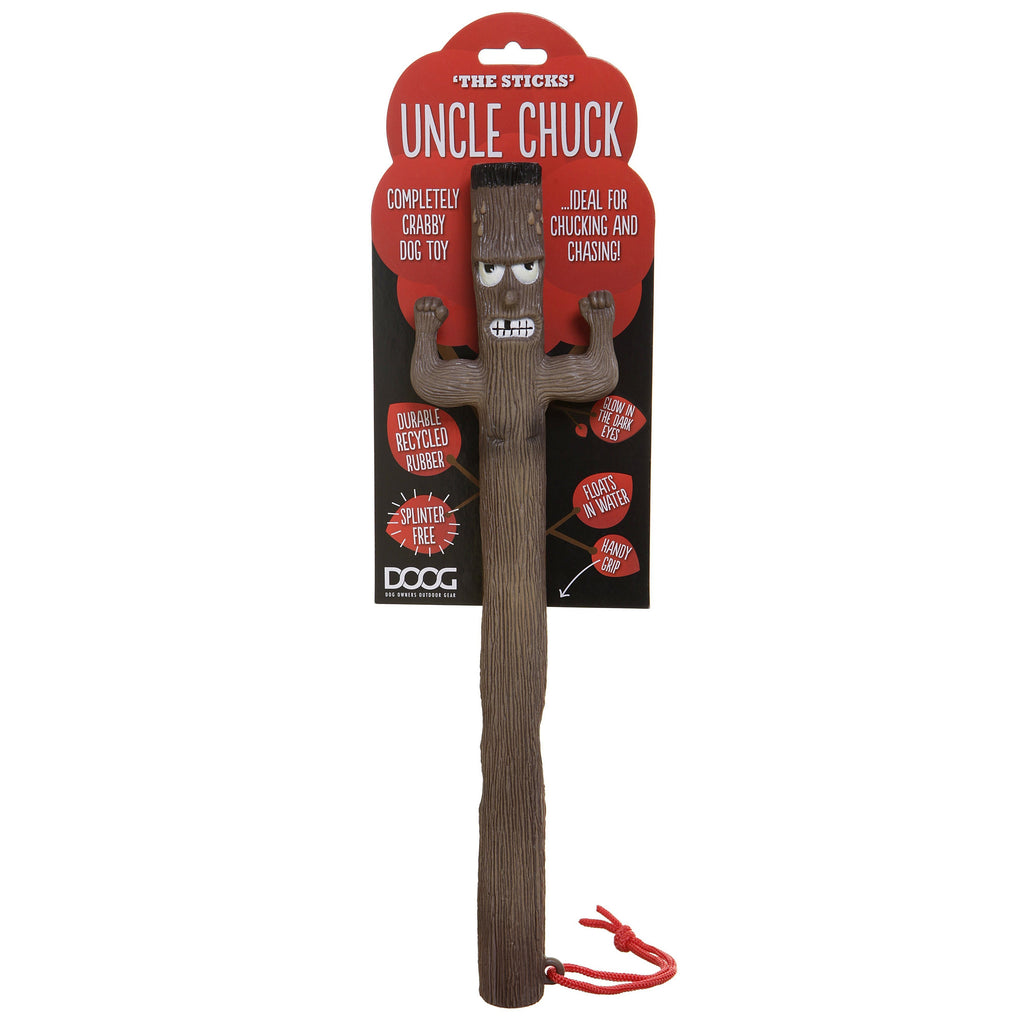 Doog Stick Dog Toy Uncle Chuck^^^-Habitat Pet Supplies