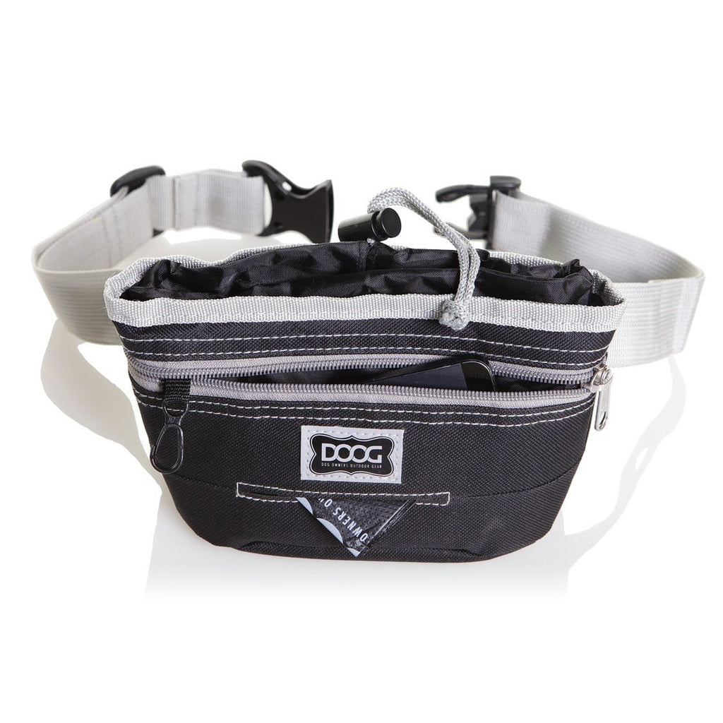 Doog Treat Pouch Black/Grey Large***-Habitat Pet Supplies