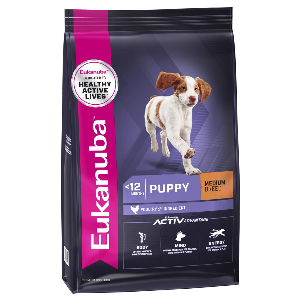 Eukanuba Dog Puppy Medium Breed Dry Food 15kg=^._.^=-Habitat Pet Supplies