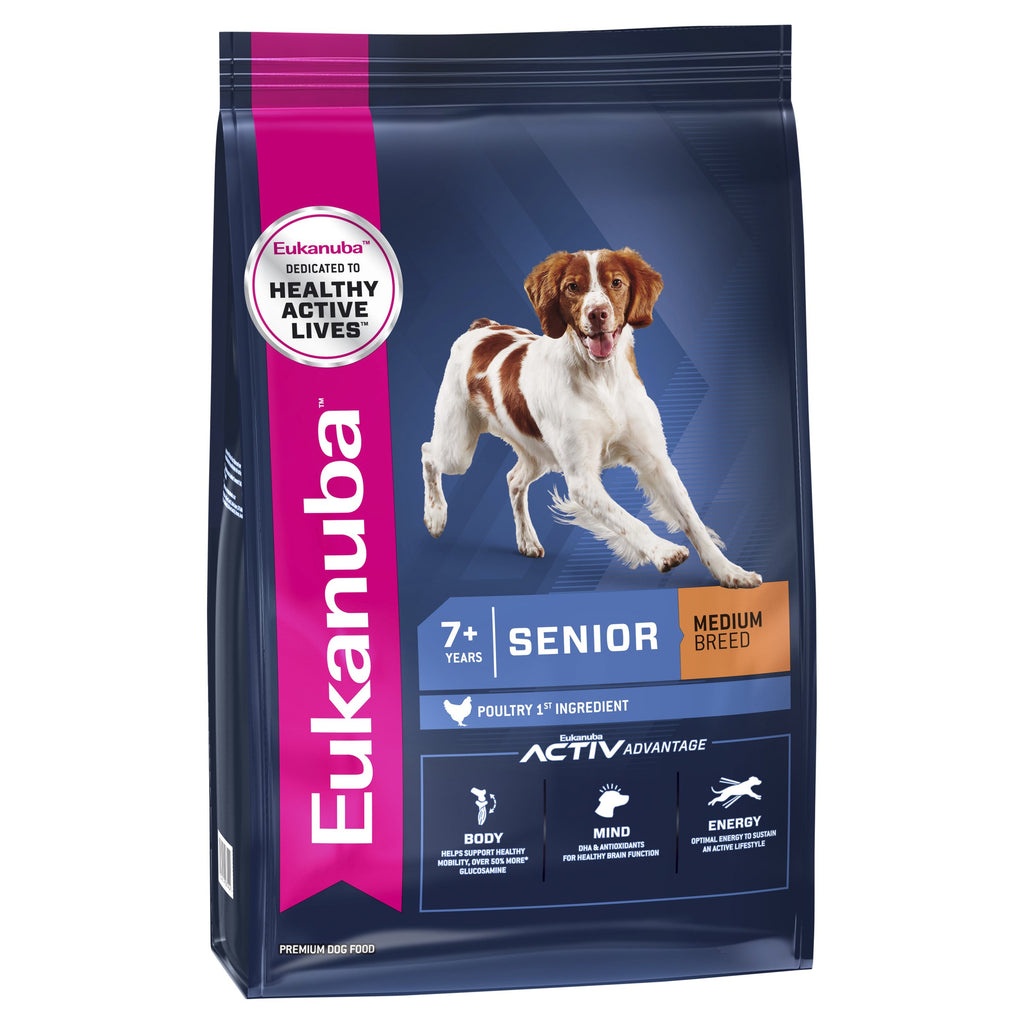 Eukanuba Dog Senior Medium Breed Dry Food 15kg^^^-Habitat Pet Supplies