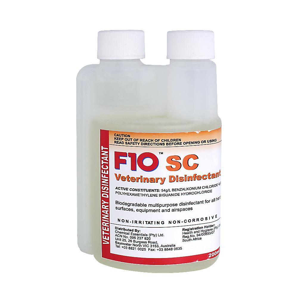 F10 SC Veterinary Disinfectant 200ml-Habitat Pet Supplies