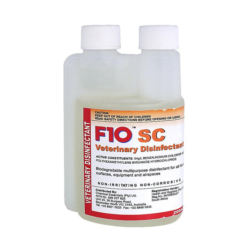 F10 SC Veterinary Disinfectant 200ml-Habitat Pet Supplies