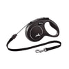 Flexi Classic Cord Retractable Dog Lead Black Medium 5m*~*-Habitat Pet Supplies