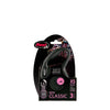 Flexi Classic Tape Retractable Dog Lead Black Extra Small*~*