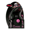 Flexi Classic Tape Retractable Dog Lead Black Large 5m*~*