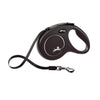 Flexi Classic Tape Retractable Dog Lead Black Medium 5m*~*-Habitat Pet Supplies