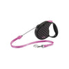 Flexi Dots Retractable Dog Lead Pink Medium 5m*~*-Habitat Pet Supplies