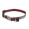 FuzzYard Cat Collar Tabby Tooth Red and Navy-Habitat Pet Supplies