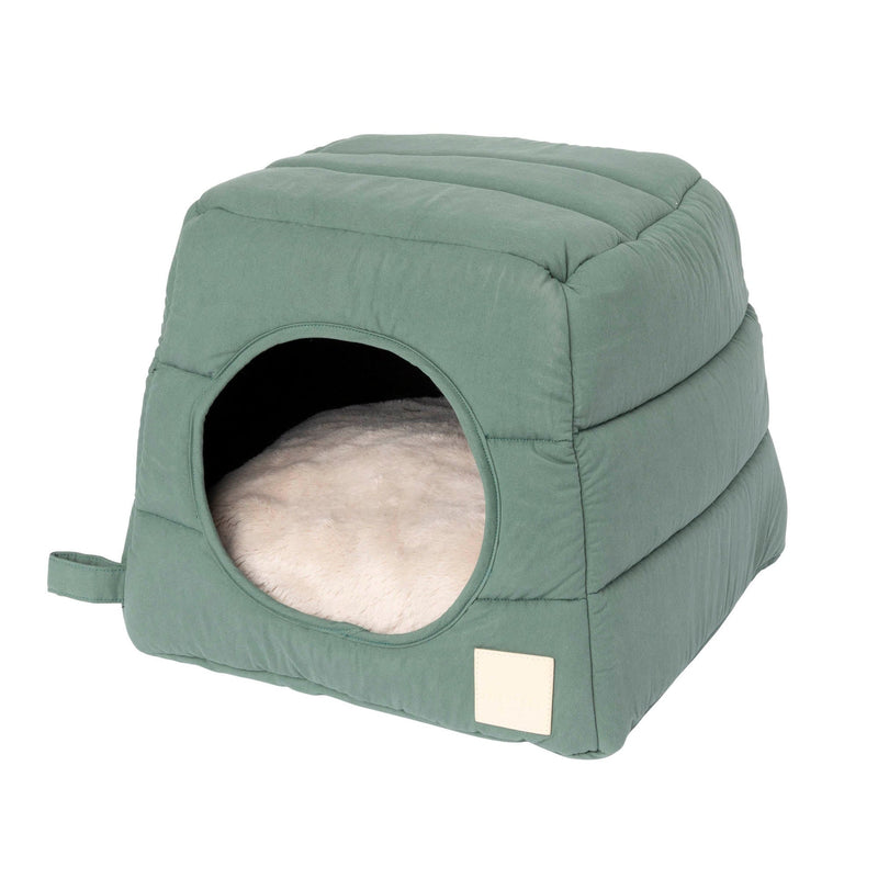 FuzzYard Life Cat Cubby Myrtle Green