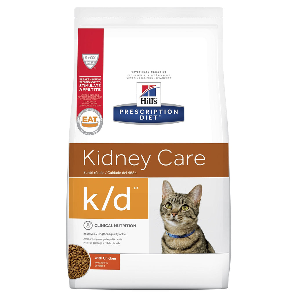 Hills Prescription Diet Cat k/d Kidney Care Dry Food 3.85kg-Habitat Pet Supplies