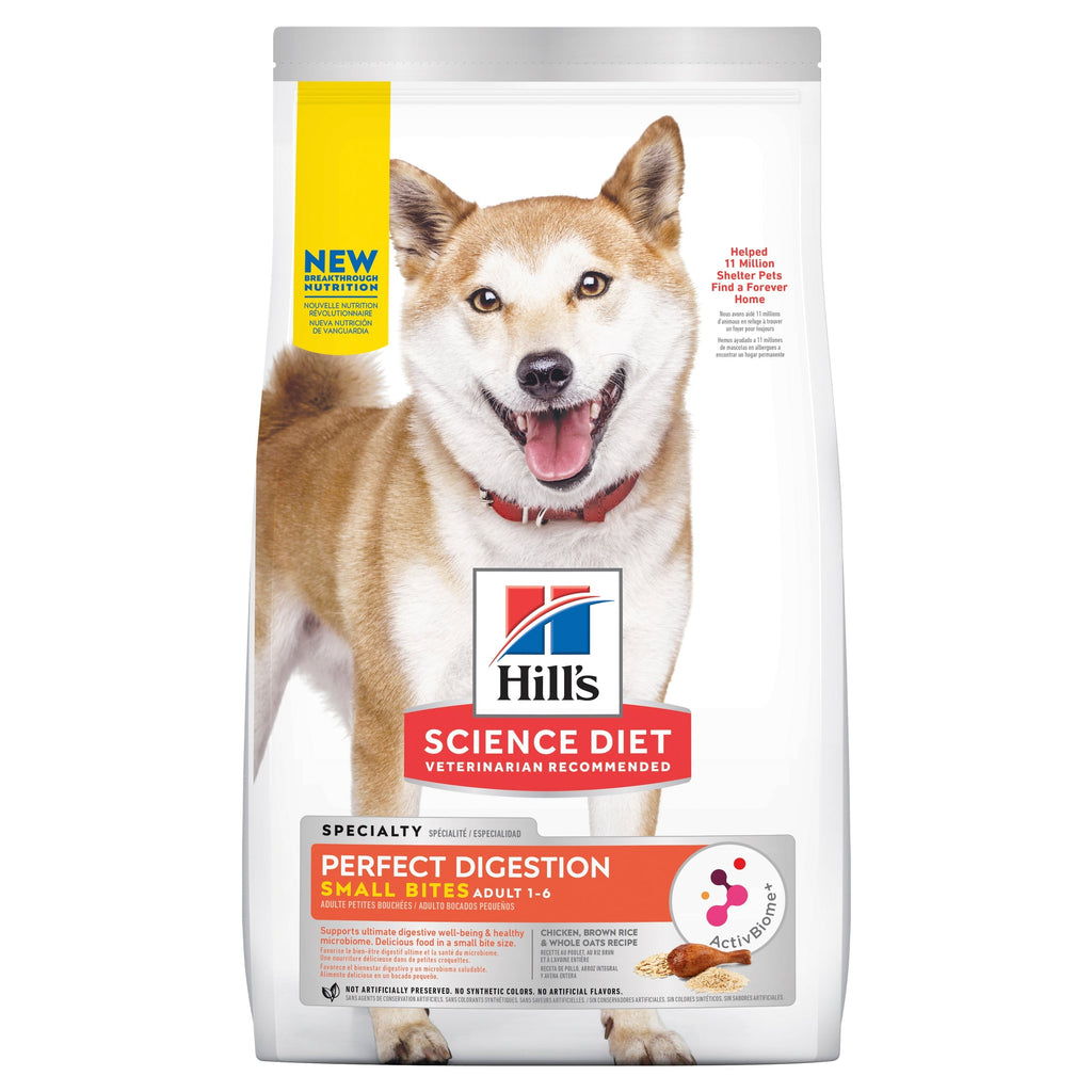 Hills Science Diet Perfect Digestion Small Bites Dry Dog Food 1.59kg***-Habitat Pet Supplies