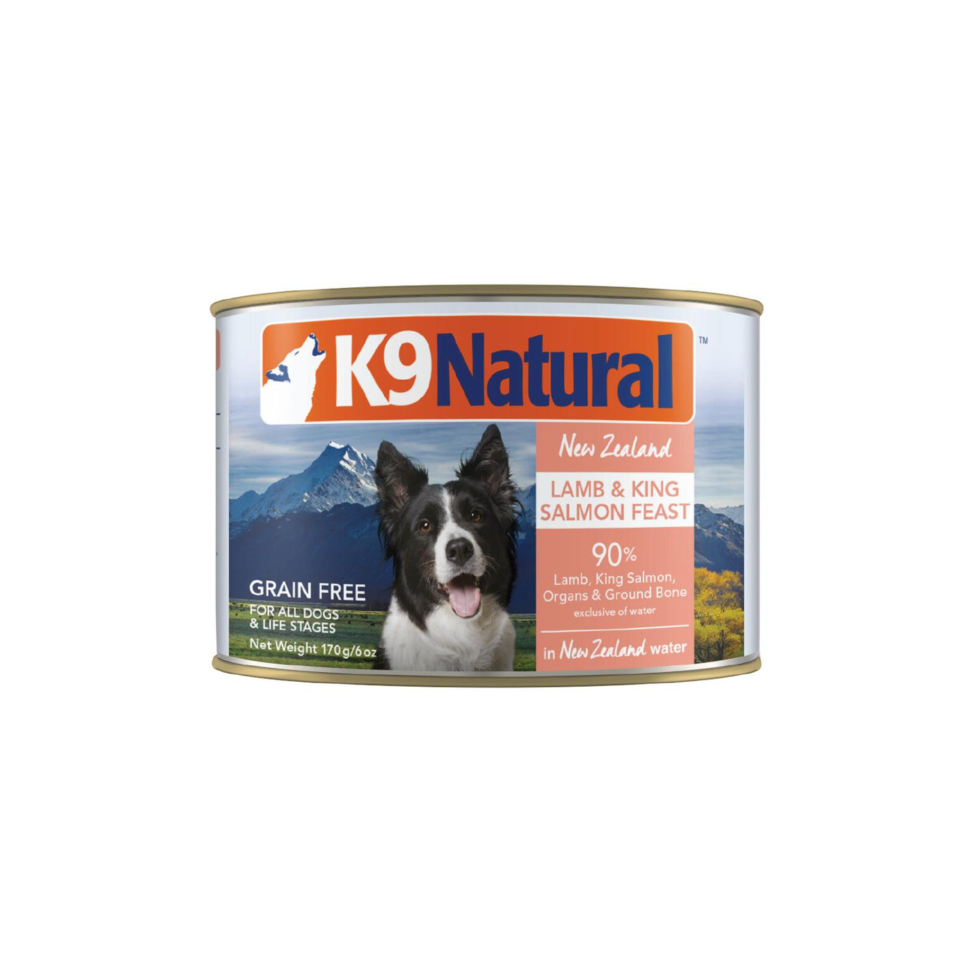 K9 Natural Lamb and King Salmon Feast Wet Dog Food 170g