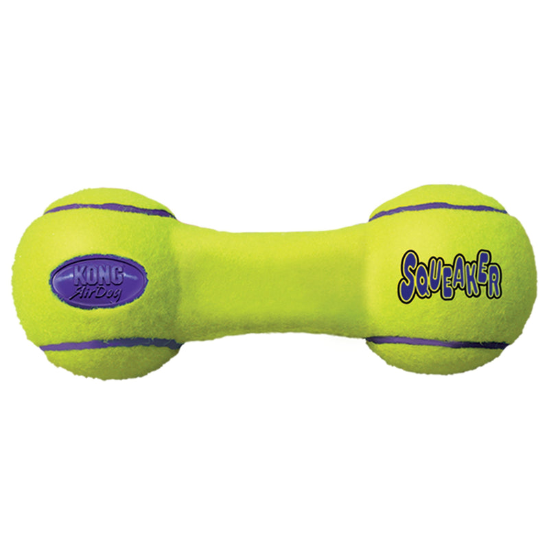 KONG Airdog Squeaker Dumbbell Medium Dog Toy-Habitat Pet Supplies