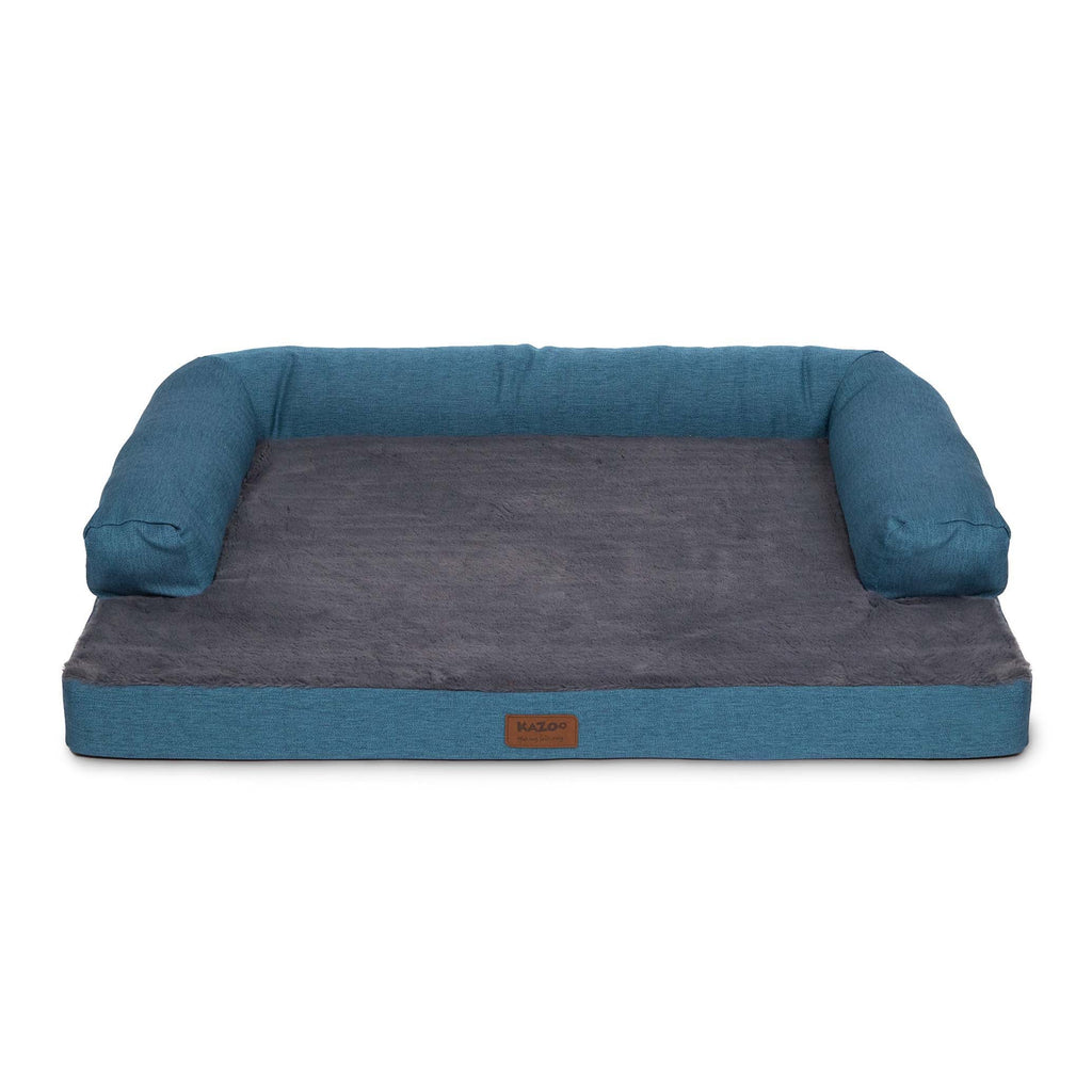 Kazoo Boudoir Large Teal Dog Bed-Habitat Pet Supplies