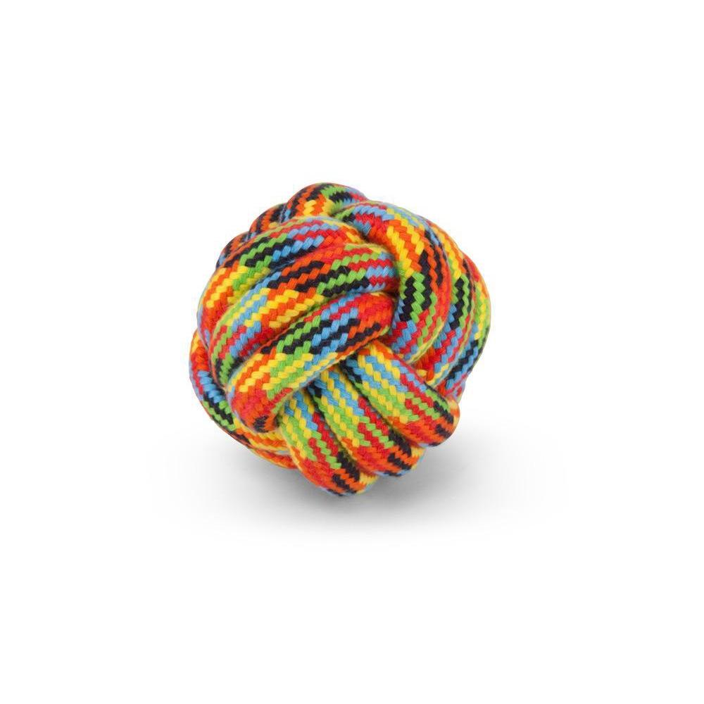 Kazoo Braided Rope Knot Ball Medium Dog Toy^^^-Habitat Pet Supplies