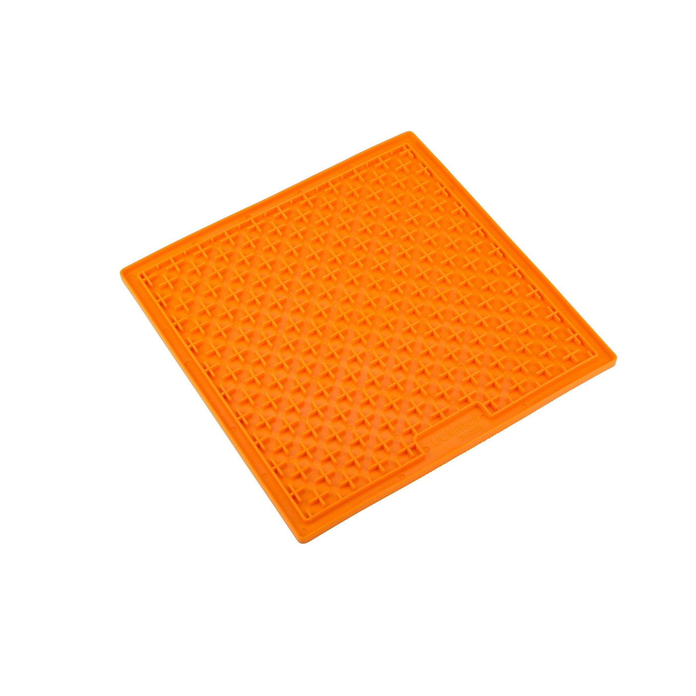 Lickimat Buddy Dog Slow Feeder Mat, Orange, X-Large