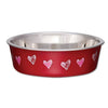 Loving Pets Bella Cat Bowl Valentine Extra Small-Habitat Pet Supplies