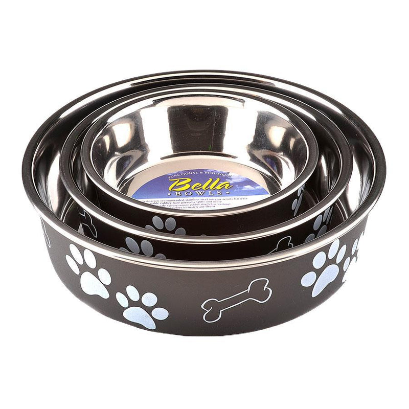 Loving Pets Bella Dog Bowl Espresso Extra Large