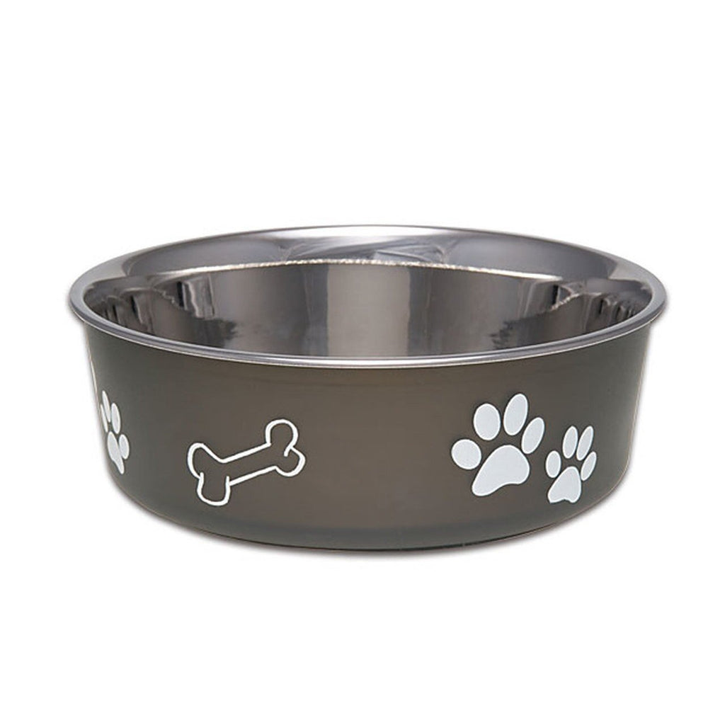 Loving Pets Bella Dog Bowl Espresso Large-Habitat Pet Supplies