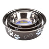 Loving Pets Bella Dog Bowl Espresso Medium