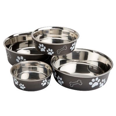 Loving Pets Bella Dog Bowl Espresso Small