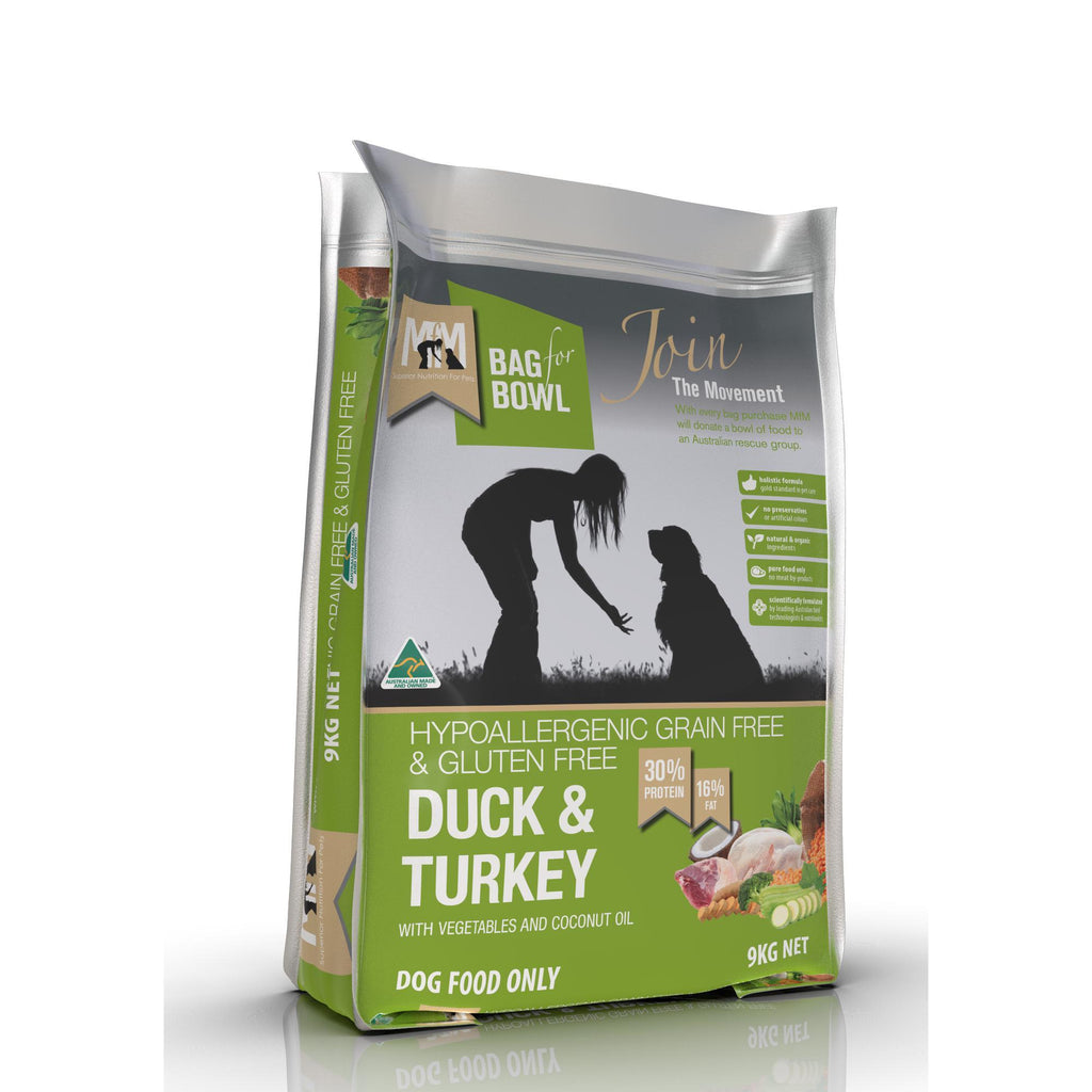 Meals for Mutts Grain Free Duck and Turkey Dry Dog Food 9kg-Habitat Pet Supplies