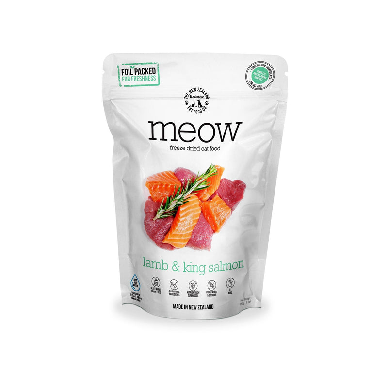 Meow Freeze Dried Cat Food Lamb & King Salmon 280g~~~-Habitat Pet Supplies