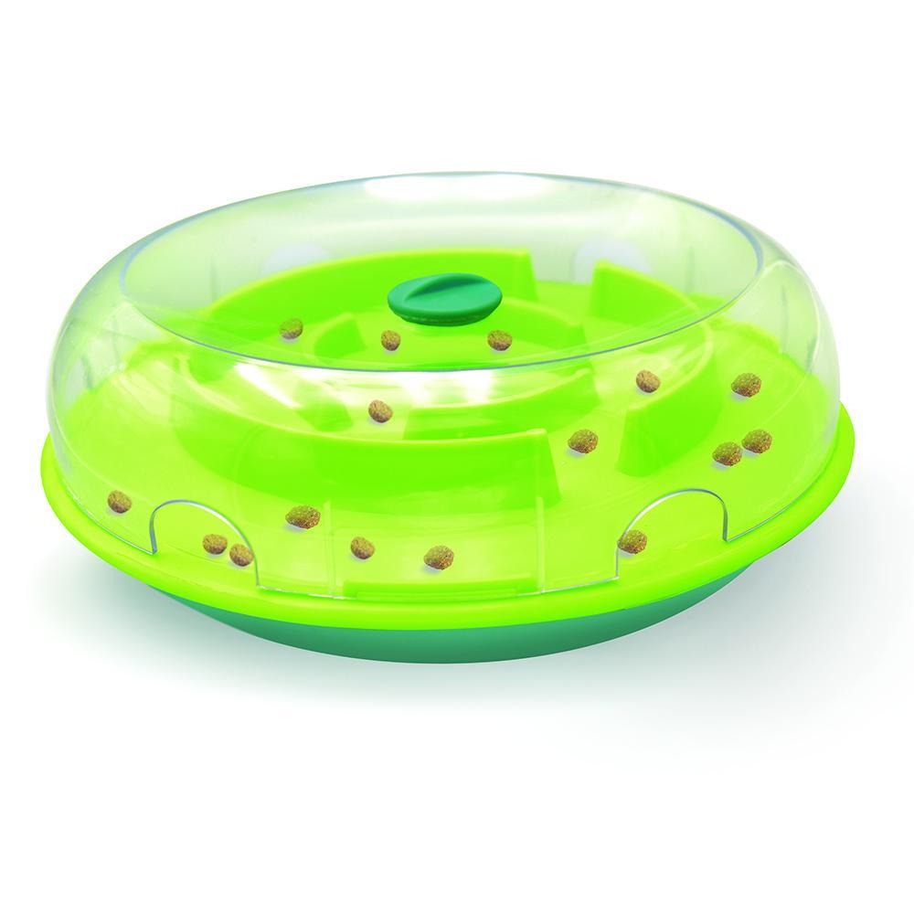 Nina Ottosson Wobble Bowl Puzzle Feeder Dog Toy-Habitat Pet Supplies