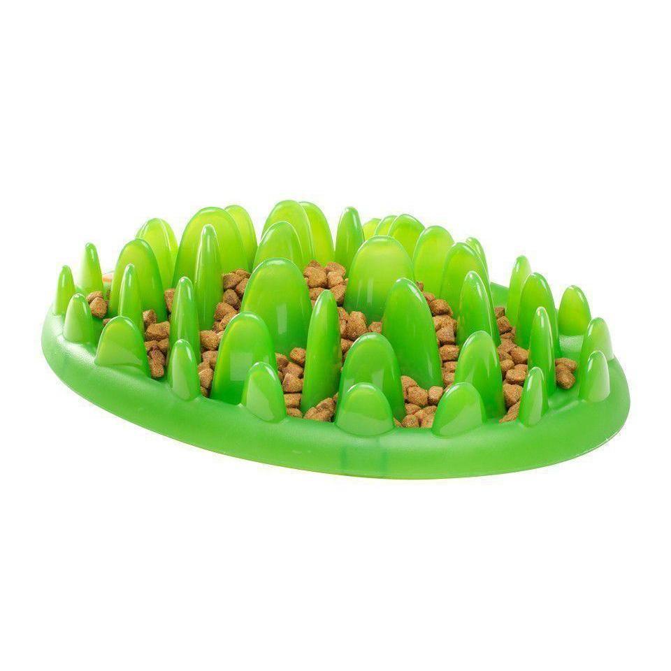 Northmate Green Interactive Slow Feeder Dog Bowl^^^-Habitat Pet Supplies