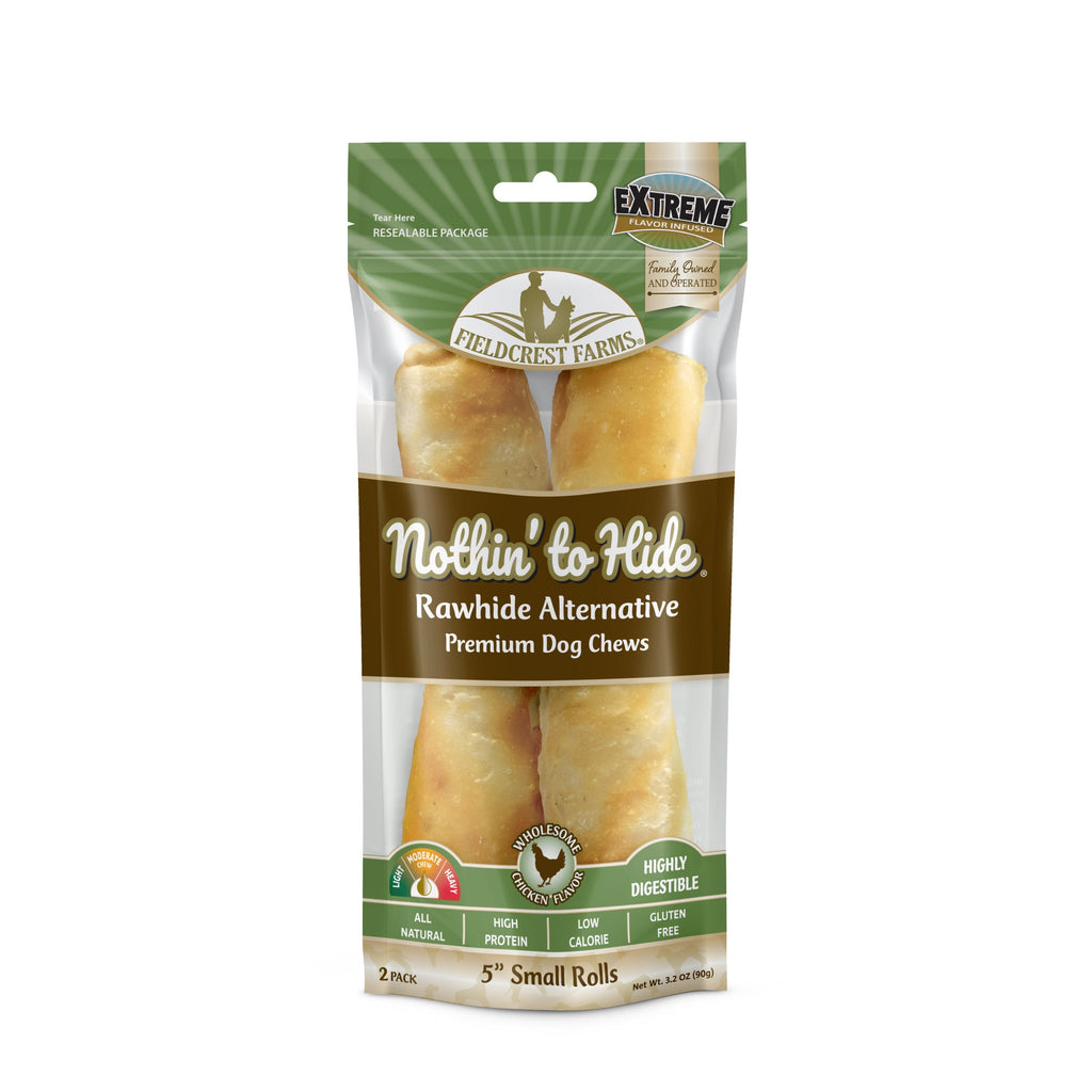 Nothin to Hide Chicken Roll Small Dog Treats 2 Pack^^^-Habitat Pet Supplies