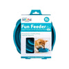 Outward Hound Fun Feeder Slo-Bowl Drop Dog Bowl Mini Teal