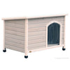 Pet One Bavarian Flat Roof Timber Dog Kennel Small-Habitat Pet Supplies