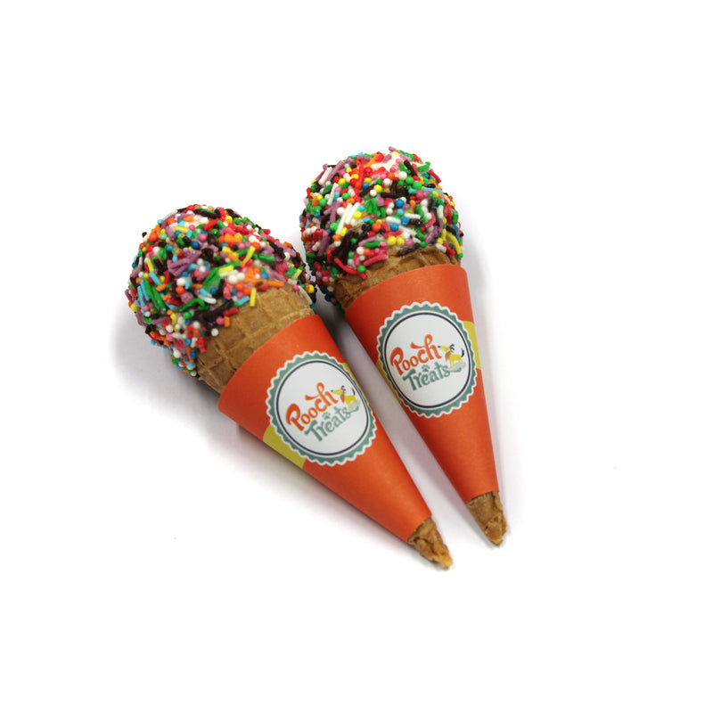 Pooch Treats Ice Cream Cone Dog Treat-Habitat Pet Supplies