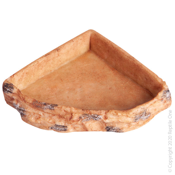 Reptile One Corner Bowl Medium-Habitat Pet Supplies