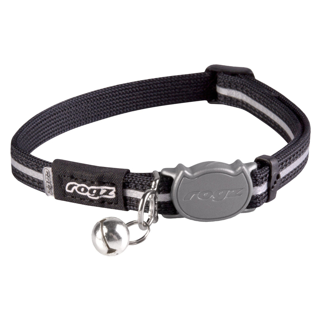 Rogz AlleyCat Safeloc Extra Small Cat Collar Black*~*-Habitat Pet Supplies