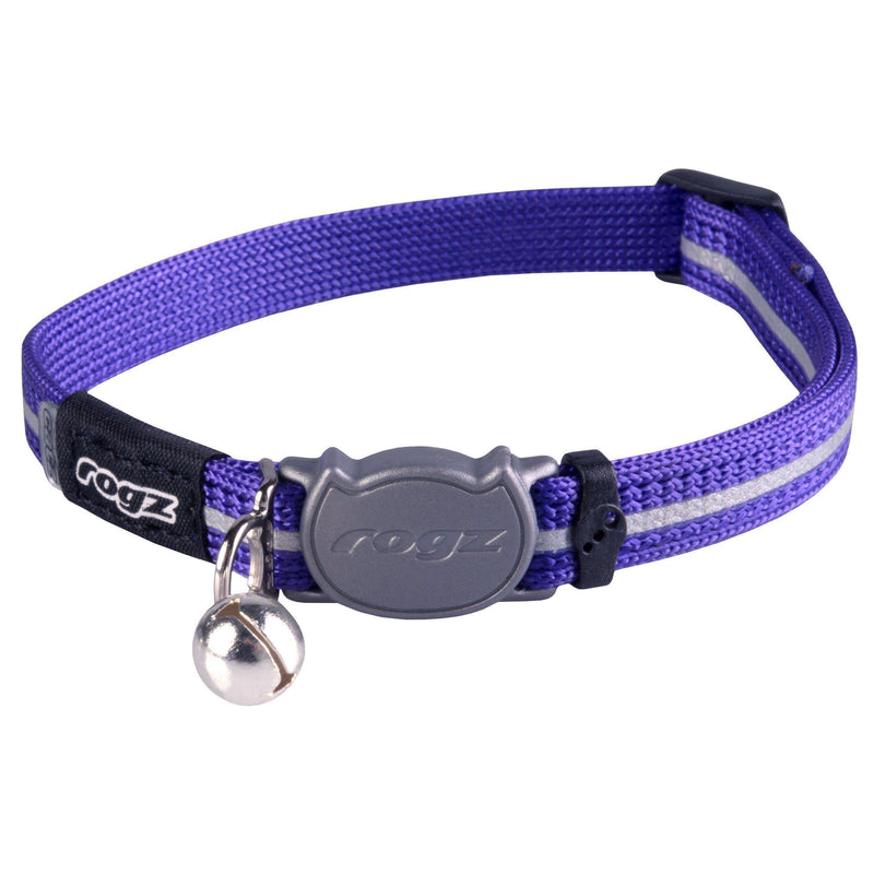 Rogz AlleyCat Safeloc Extra Small Cat Collar Purple*~*-Habitat Pet Supplies