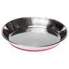 Rogz Anchovy Stainless Steel Cat Bowl Pink*~*-Habitat Pet Supplies