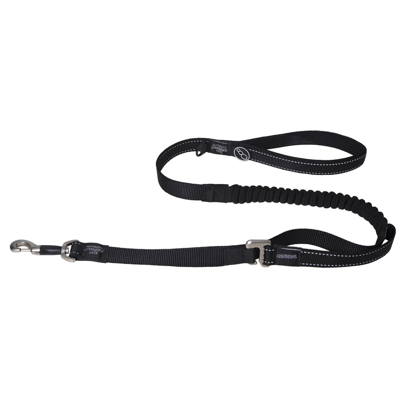 Rogz Classic Control Extra Large Long Dog Lead Black=^._.^=*~*-Habitat Pet Supplies