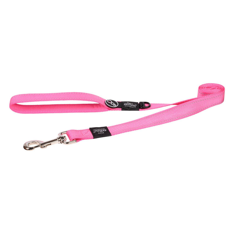 Rogz Classic Extra Large Dog Lead Pink^^^-Habitat Pet Supplies