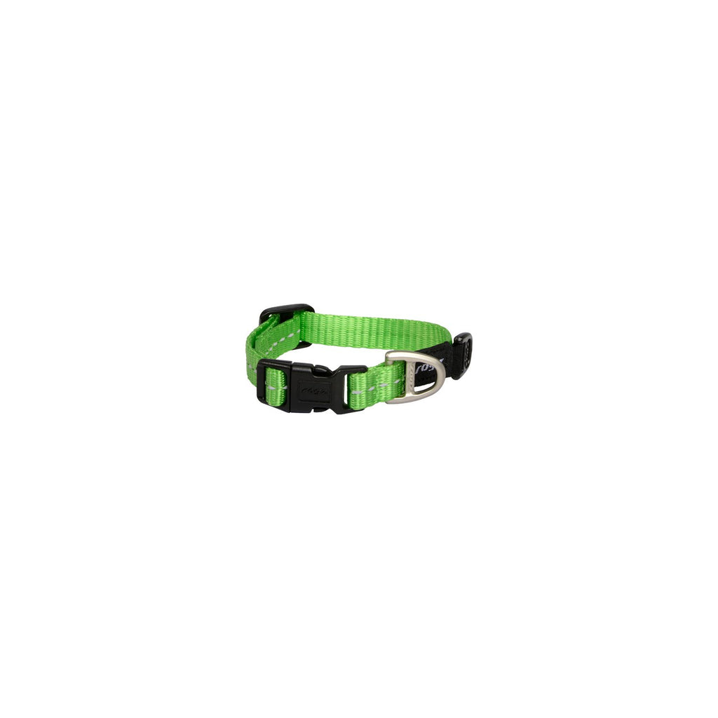 Rogz Classic Extra Small Dog Collar Lime***-Habitat Pet Supplies