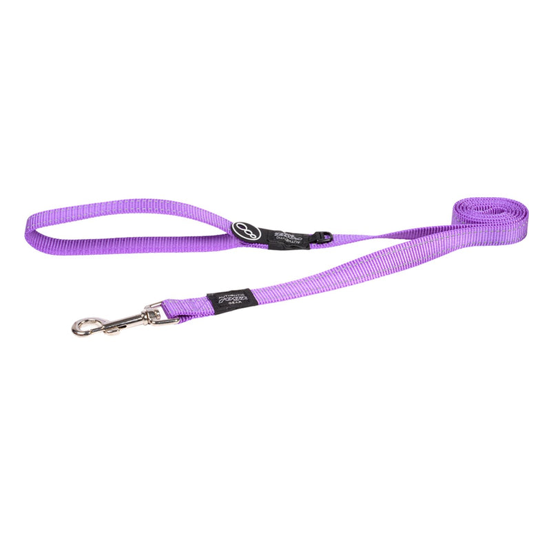 Rogz Classic Large Dog Lead Purple-Habitat Pet Supplies