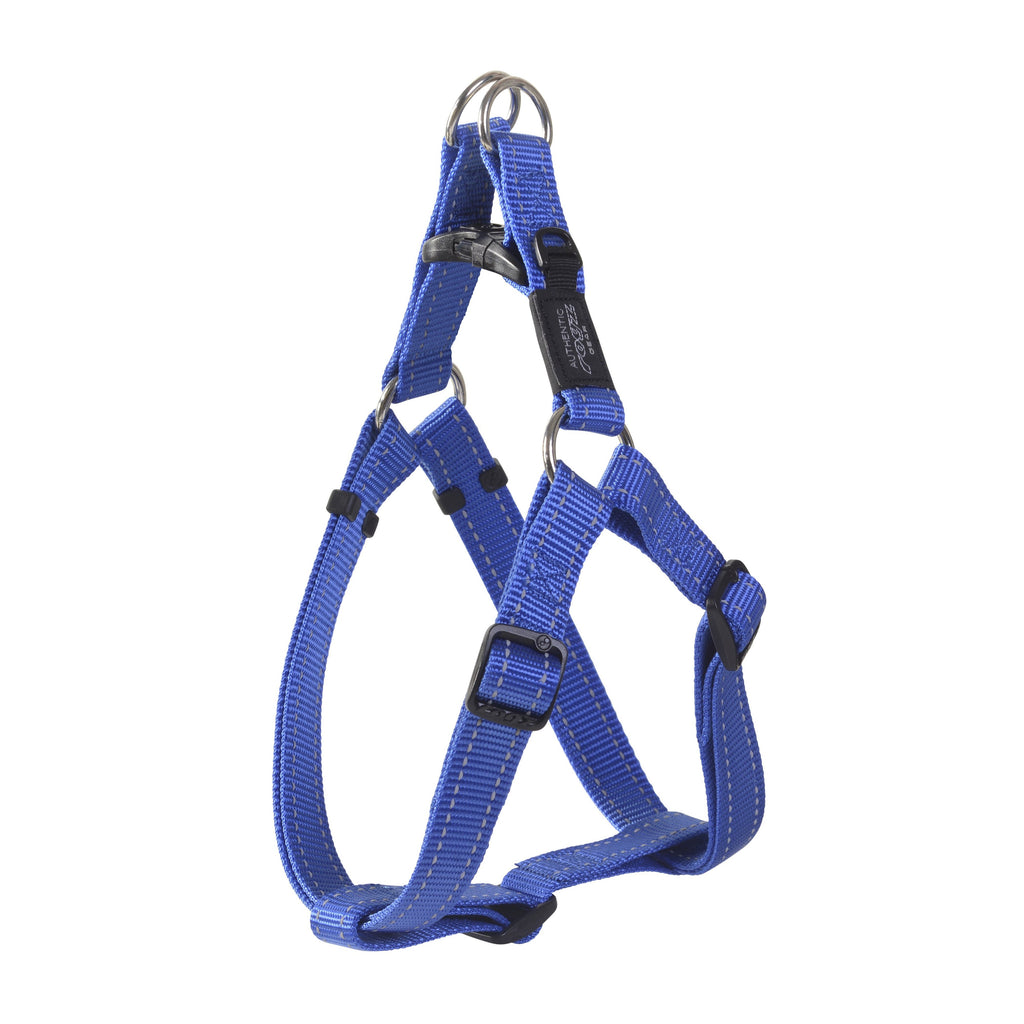 Rogz Classic Large Dog Step-In Harness Blue***-Habitat Pet Supplies